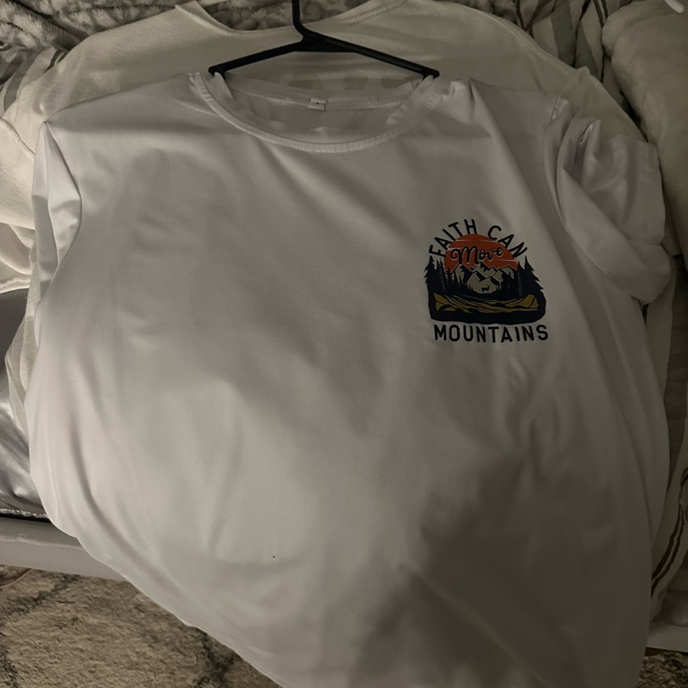 White Faith Graphic Tee